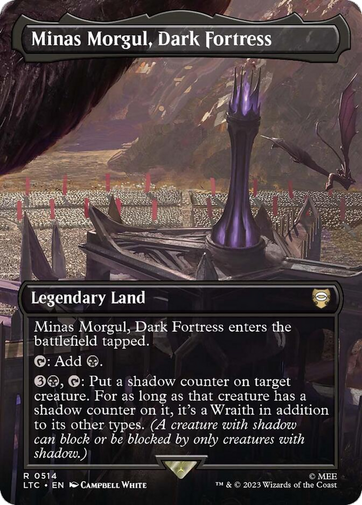 Minas Morgul, Dark Fortress (Borderless) [The Lord of the Rings: Tales