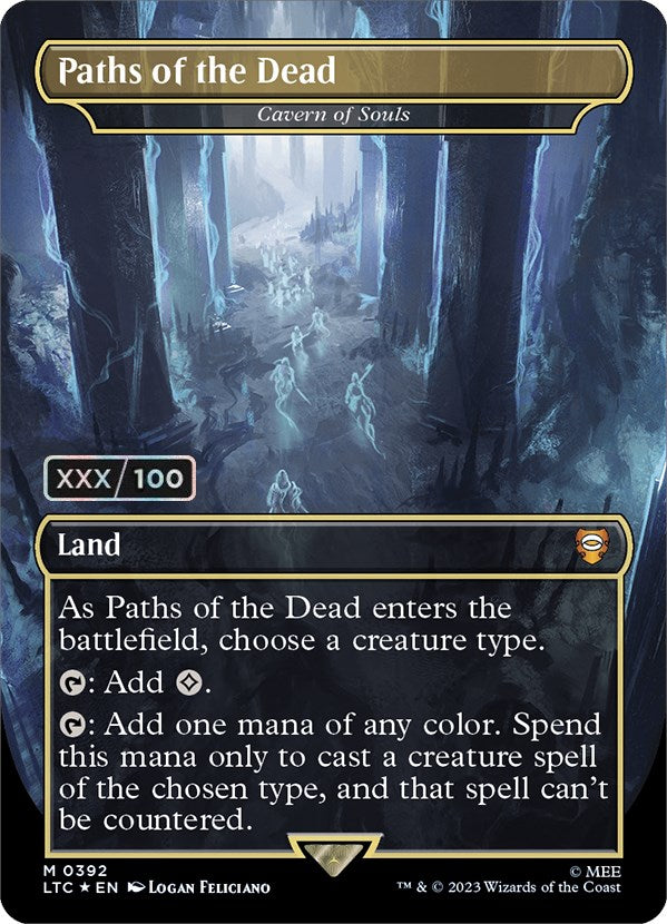 mtg tales of middle earth serialized cards Paths of the Dead
