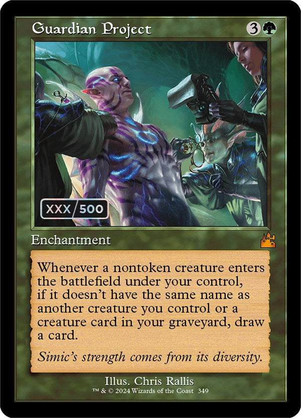 mtg ravnica remastered serialized cards Magic: The Gathering Collector Booster (15 Magic Cards) : Toys & Games Guardian Project (Retro) (Serialized) [Ravnica