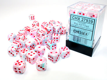 Chessex Pop Art Red D6 12mm