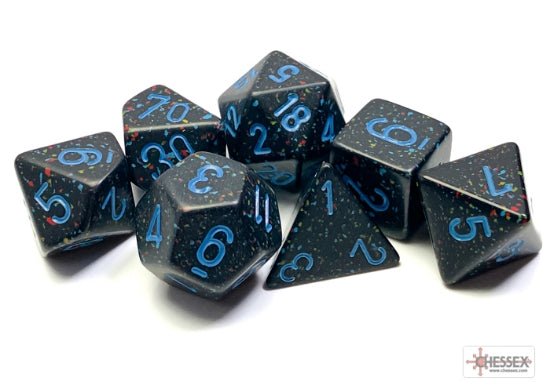 Speckled® Polyhedral Blue Stars™ 7-Die Set