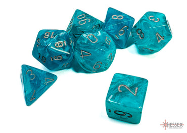 Cirrus® Polyhedral Aqua/silver 7-Die Set