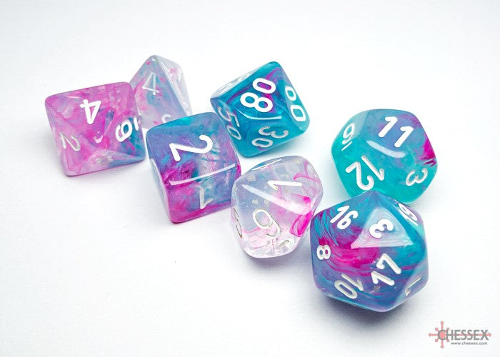 Nebula® Polyhedral Wisteria/white Luminary™ 7-Die Set
