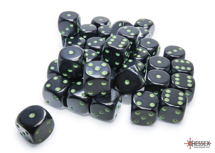 Chessex Opaque Green/Black