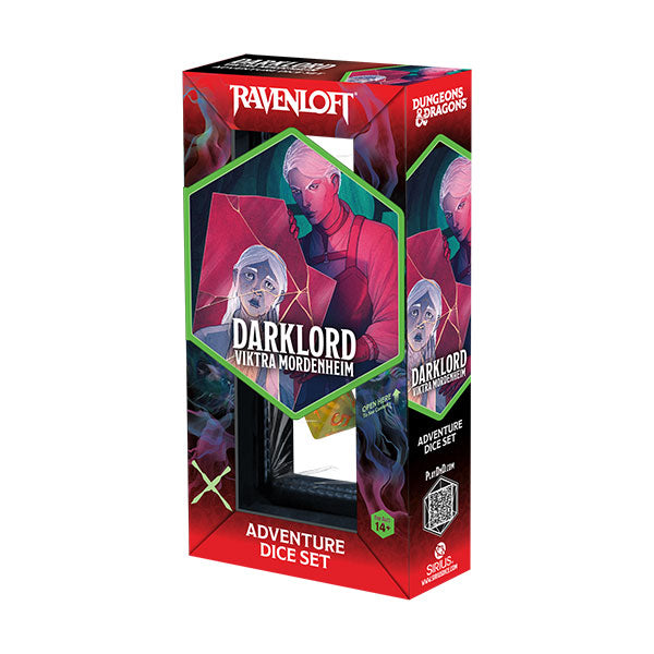 D&D Adventure Dice Set: Darklord Viktra Mordenheim - Round-Edged Dice Set