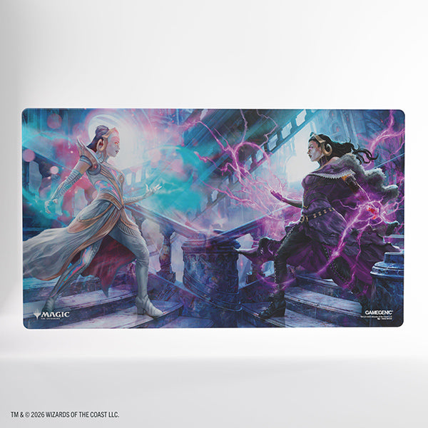 MTG Shiny Playmat- Reality Fracture-  Liliana, Devoted Healer/Liliana, Callous Necromancer