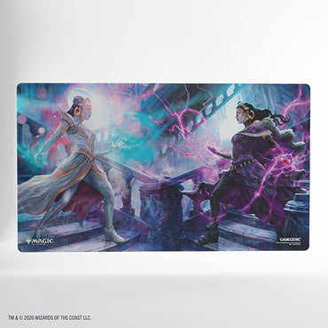 MTG Shiny Playmat- Reality Fracture-  Liliana, Devoted Healer/Liliana, Callous Necromancer