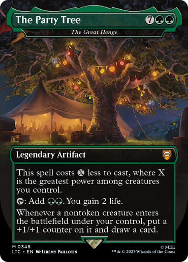 The Party Tree - The Great Henge (Borderless) [The Lord of the Rings: Tales of Middle-Earth Commander]