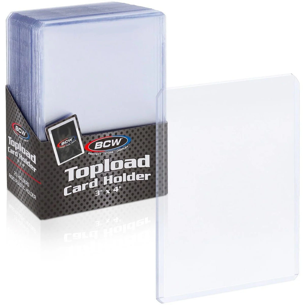 3x4 Topload Card Holder - Standard 25pk
