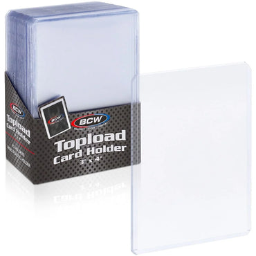 3x4 Topload Card Holder - Standard 25pk