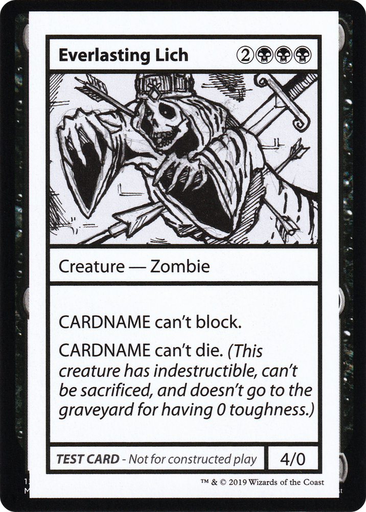 Everlasting Lich (2021 Edition) [Mystery Booster Playtest Cards]