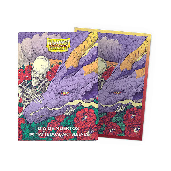 Dragon Shield Sleeves: Standard DUAL- Matte 'Dia De Muertos 2026' Art, Limited Edition (100 ct.)