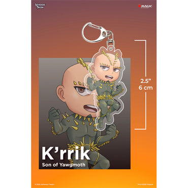 Keychain: MTG Acrylic Commanders- K'rrik, Son Of Yawgmoth