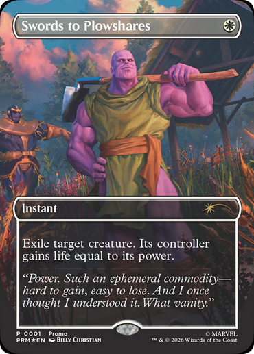 Swords to Plowshares (Borderless) (Magazine Insert) [Media Promos]
