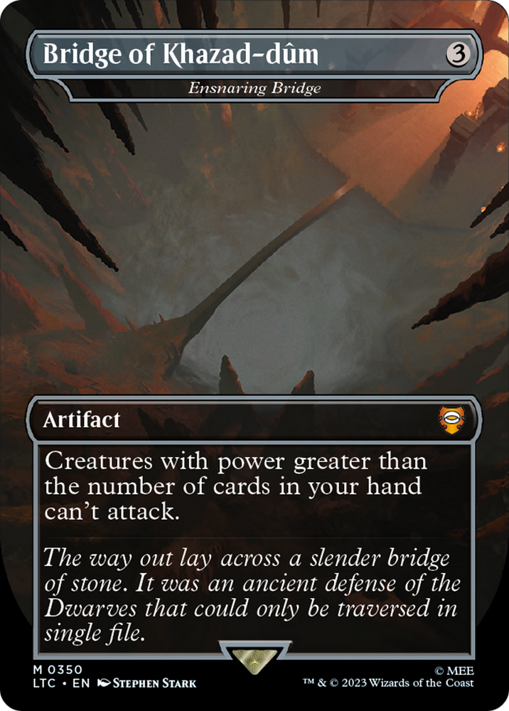 Bridge of Khazad-dum - Ensnaring Bridge (Borderless) [The Lord of the Rings: Tales of Middle-Earth Commander]