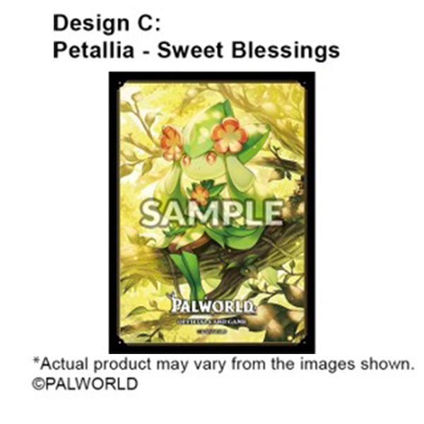 Card Sleeves: Bushi Supplies Card Sleeves- Palworld OCG- Petallia- Sweet Blessings (75ct)