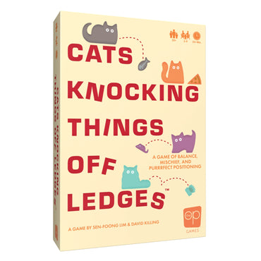 Cats knocking things off ledges