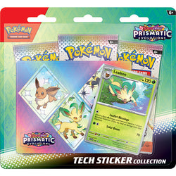 Pokemon TCG: Scarlet & Violet Prismatic Evolutions- Tech Sticker Collection (3 varieties) (Pre-Order)