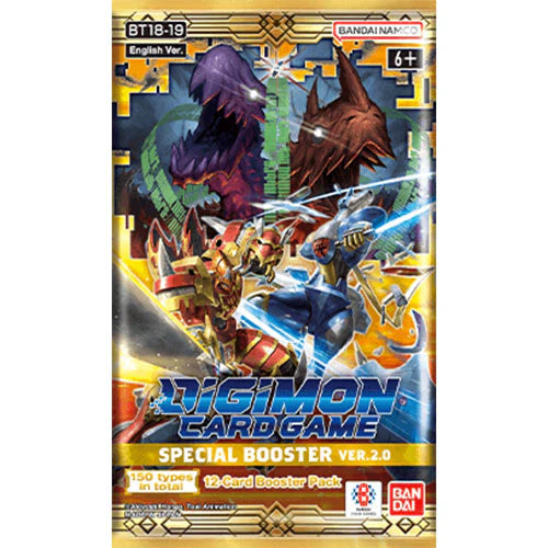 Digimon Card Game: Special Booster Version 2 (BT18-19) Booster Pack