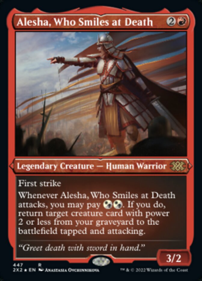 Alesha, Who Smiles at Death (Foil Etched) [Double Masters 2022]