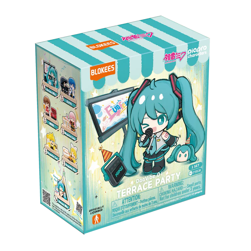 Blokees - Hatsune Miku DaaVibe #1 Terrace Party (Single Blind Box)