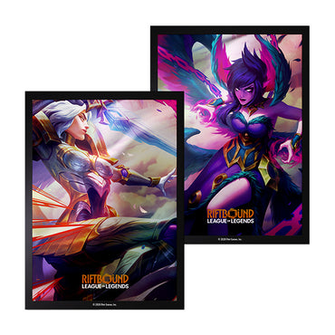 Riftbound Vendetta Art Sleeves (50+50 Count): Kayle vs Morgana