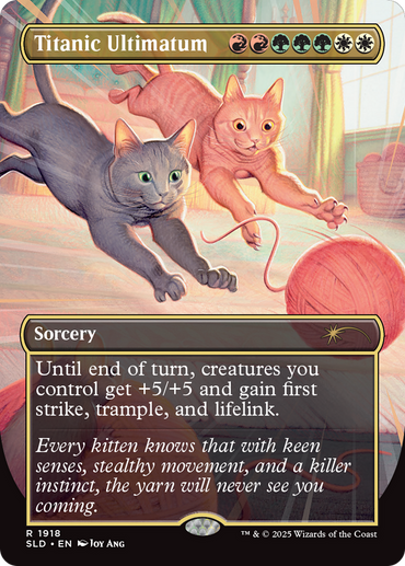 Titanic Ultimatum (1918) (Rainbow Foil) [Secret Lair Drop Series]