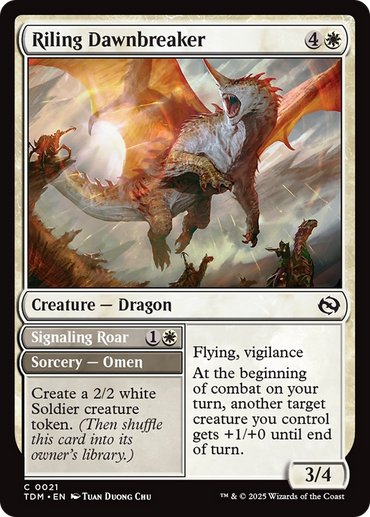 Riling Dawnbreaker [Tarkir: Dragonstorm]