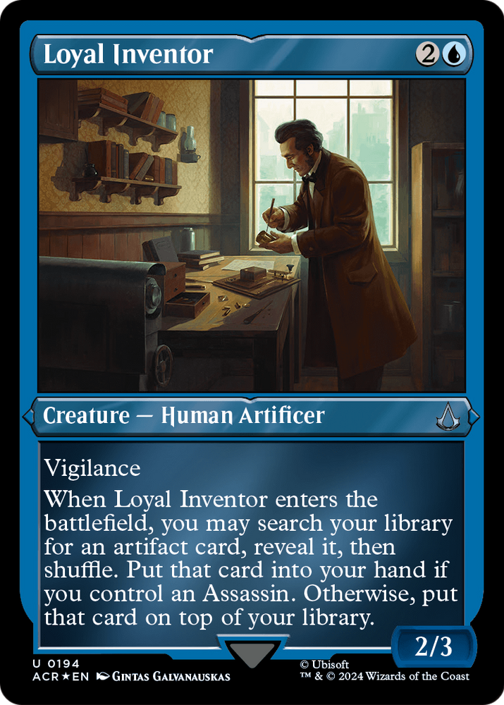 Loyal Inventor (Foil Etched) [Assassin's Creed]