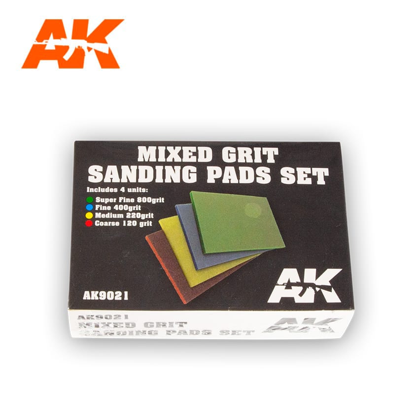 AK Mixed Grit Sanding Pads