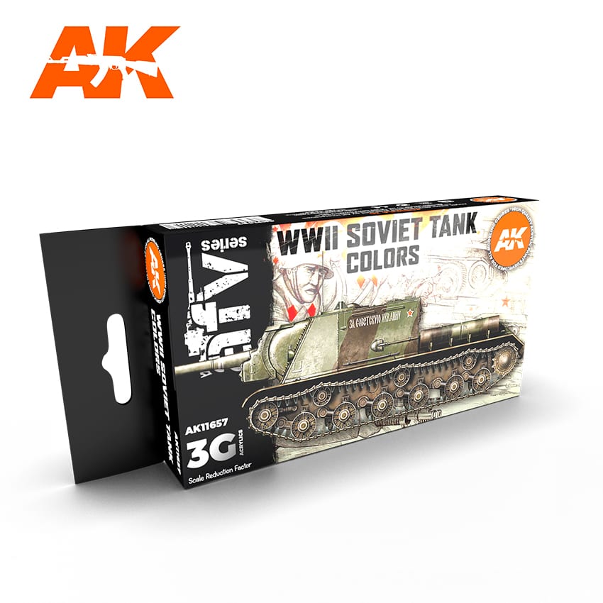 AK WWII Soviet Tank Colors Set