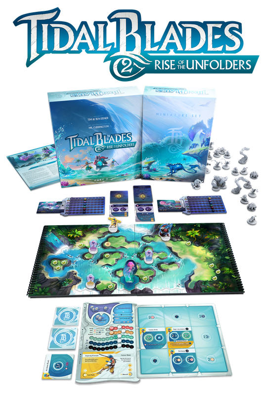 Tidal Blades 2: Rise of the Unfolders (Kickstarter Edition - Includes Miniature Set and Bonus Missions)