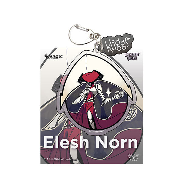 Keychain: MTG Kliggs- Praetor- Elesh Norn, Mother of Machines