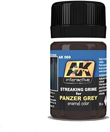 AK Panzer Grey Streaking Grime Enamel Paint 35ml