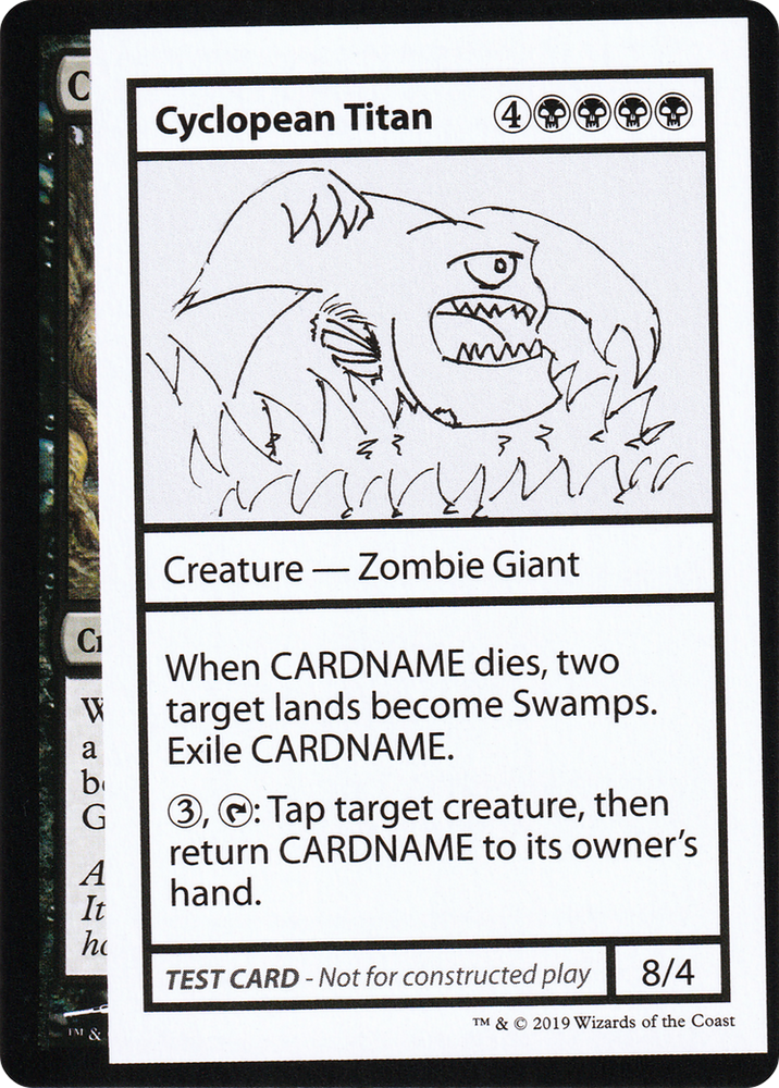 Cyclopean Titan (2021 Edition) [Mystery Booster Playtest Cards]