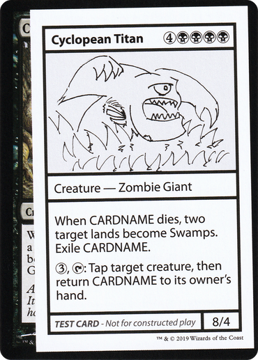Cyclopean Titan (2021 Edition) [Mystery Booster Playtest Cards]