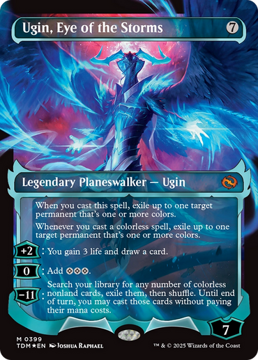Ugin, Eye of the Storms (Showcase) (Japanese) [Tarkir: Dragonstorm]