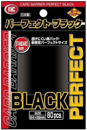 KMC Card Barrier Perfect Fit Black 80ct