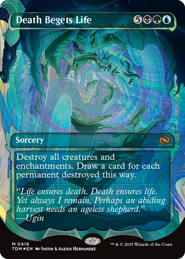 Death Begets Life (Showcase Halo Foil) (Japanese) [Tarkir: Dragonstorm]