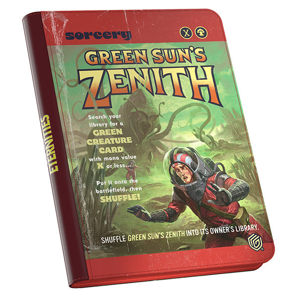 Portfolio: 18-Pocket Zipfolio 360 Xenoskin- MTG- Edge of Eternities- Green Sun’s Zenith