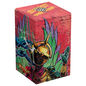 Deck Case: Flip´n´Tray 100+ Xenoskin MTG- “Aetherdrift”- Hazoret, Godseeker