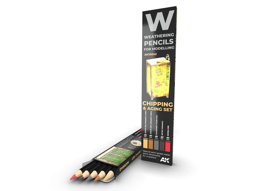 Weathering Pencils: Chipping and Aging Set