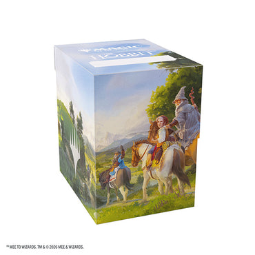 Deckbox: MTG Soft Crate 100+ XL- The Hobbit- Leaving Hobbiton/Troop of Ponies