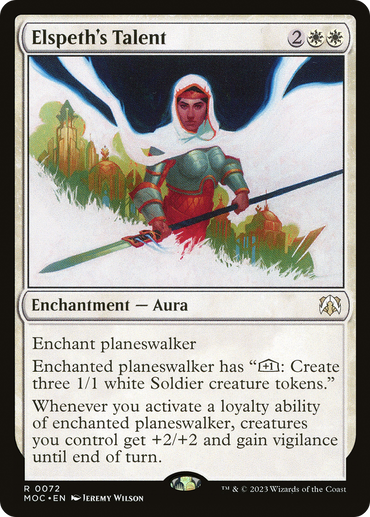 Elspeth's Talent [March of the Machine Commander]