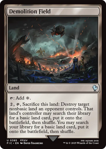 Demolition Field [FINAL FANTASY Commander]