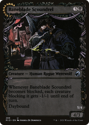 Baneblade Scoundrel // Baneclaw Marauder (Showcase Equinox) [Innistrad: Midnight Hunt]
