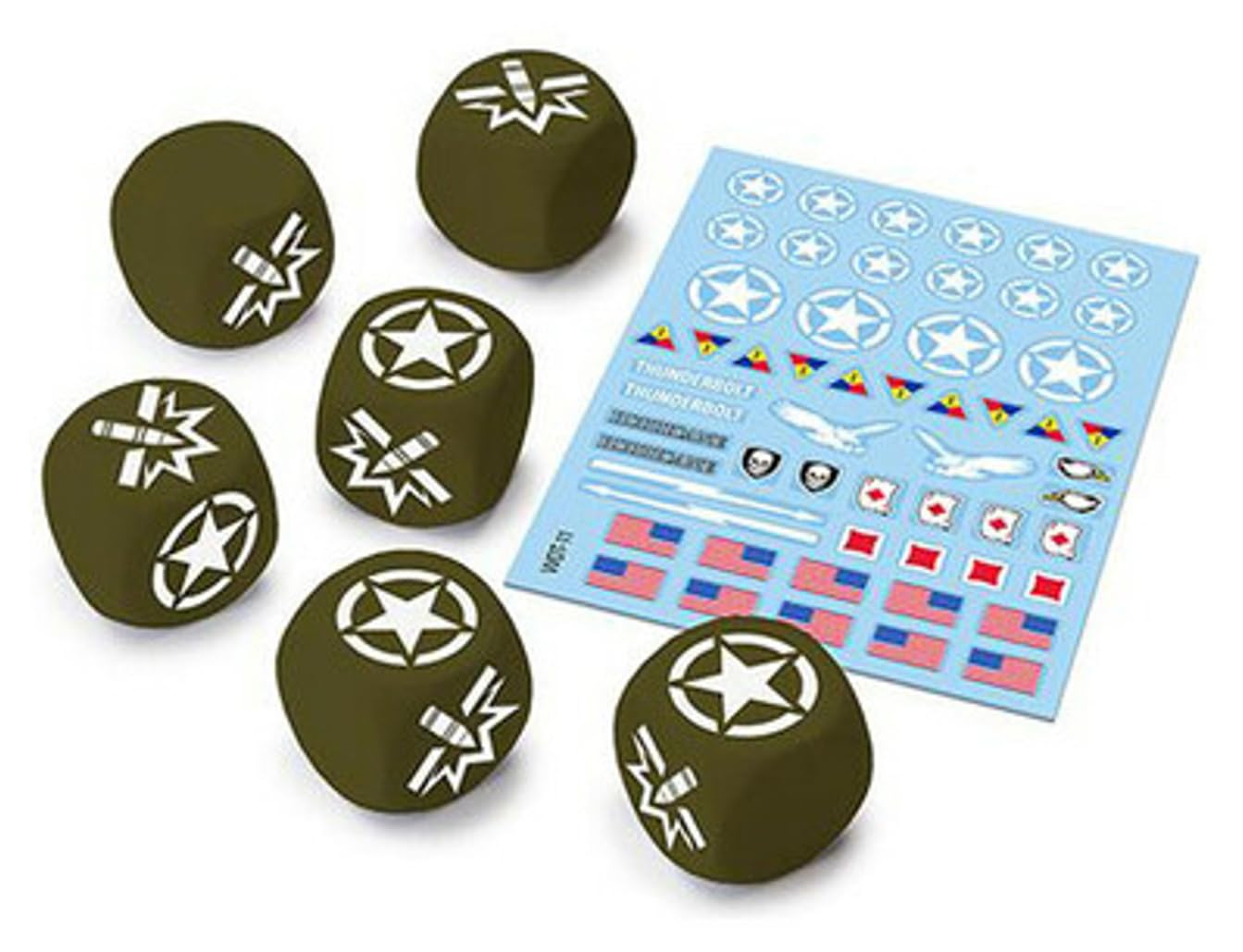 U.S.A. Dice and Decals