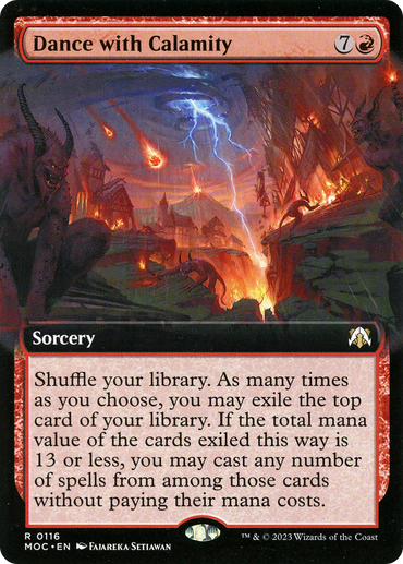Dance with Calamity (Extended Art) [March of the Machine Commander]