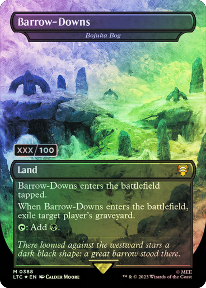 Barrow-Downs - Bojuka Bog (Borderless) (Serialized) [The Lord of the Rings: Tales of Middle-Earth Commander]