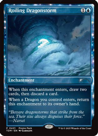 Roiling Dragonstorm (Promo Pack) [Tarkir: Dragonstorm Promos]